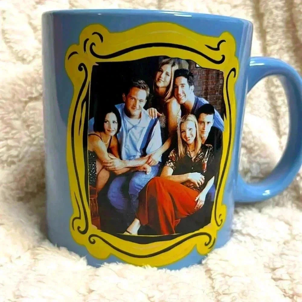 Friends The TV Series Cast Coffee Tea Mug Cup, Large 20 OZ RARE. PRE-OWNED